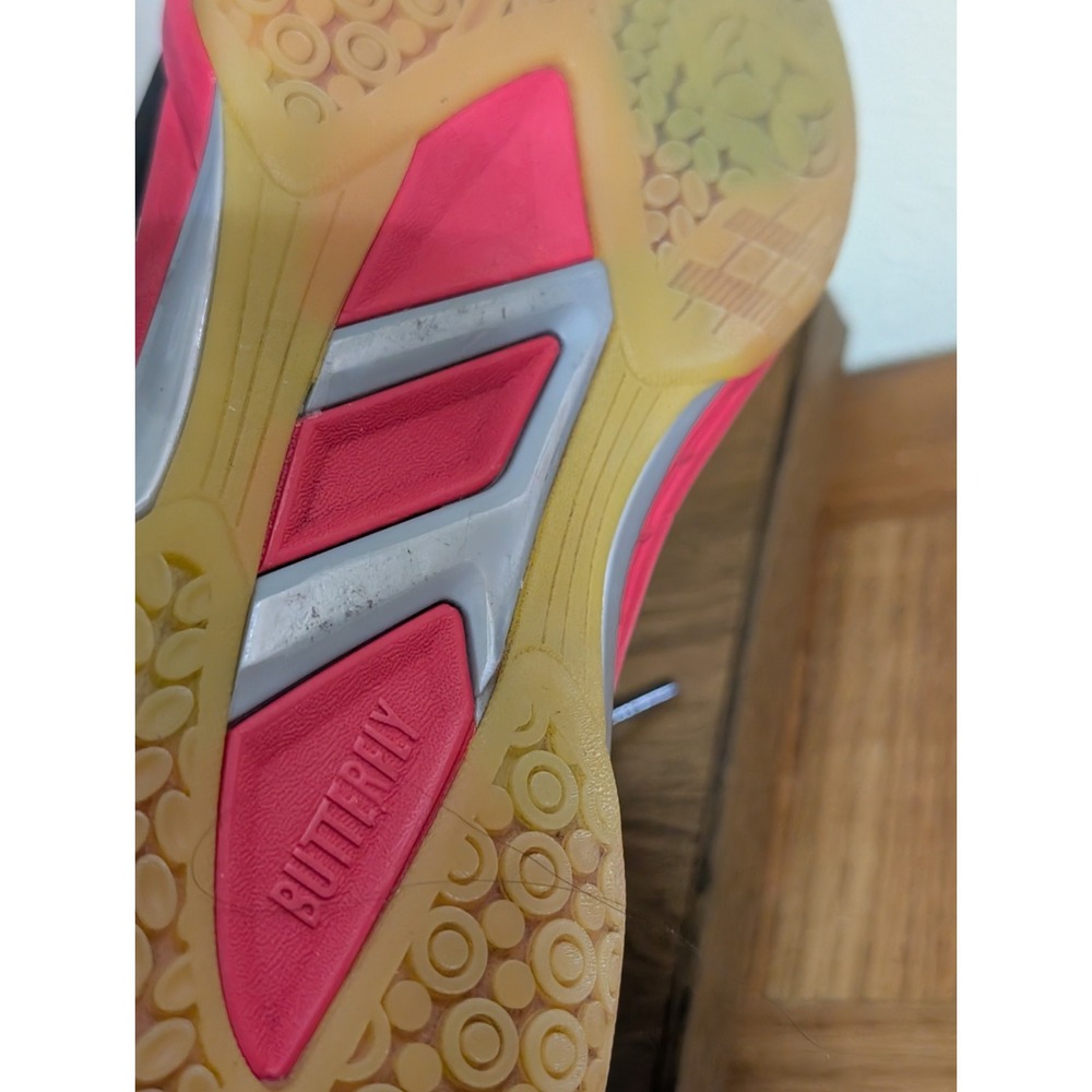 Butterfly Lezoline GIGU Table Tennis Shoes Unisex Shoe Black Red Size US 10.5 Jp - Picture 8 of 8